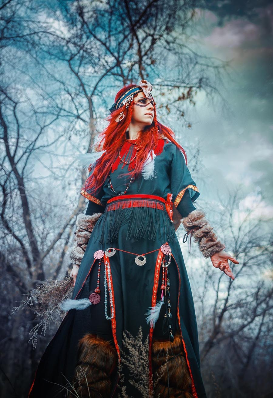 Girls in Slavic costumes underwear in Pasig