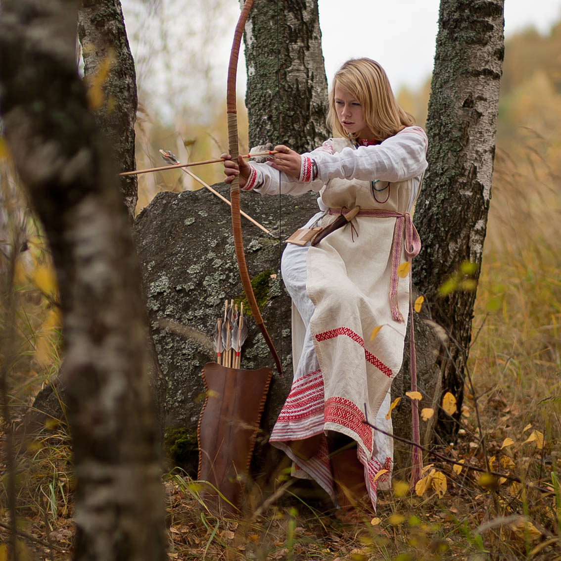 Sexy photo Girls in Slavic costumes in Pasig